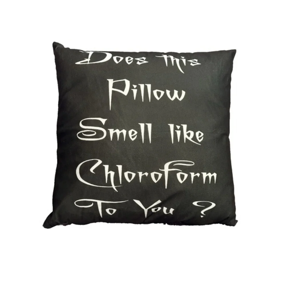 NEW novelty throw pillow 18x18 inches pillowcase & insert included horror crime